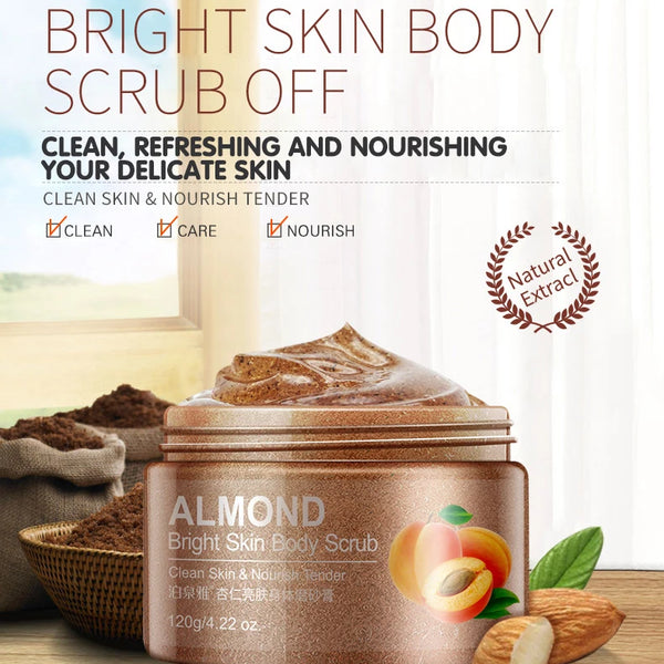 BIOAQUA almond skin facial scrub cleansing face cream Hydrating face Scrub Exfoliating Lotion Mud Exfoliating Gel Cosmetics