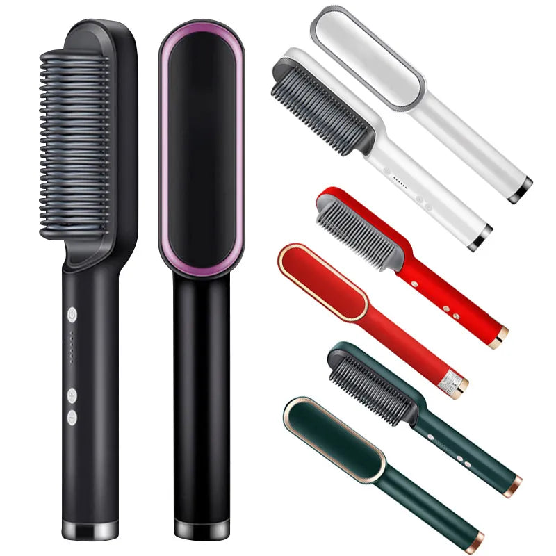 Electric Hair Straightener Brush