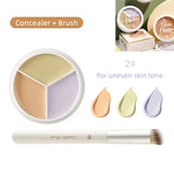 Tri-Color Concealer Palette - MysticBloom Beauty