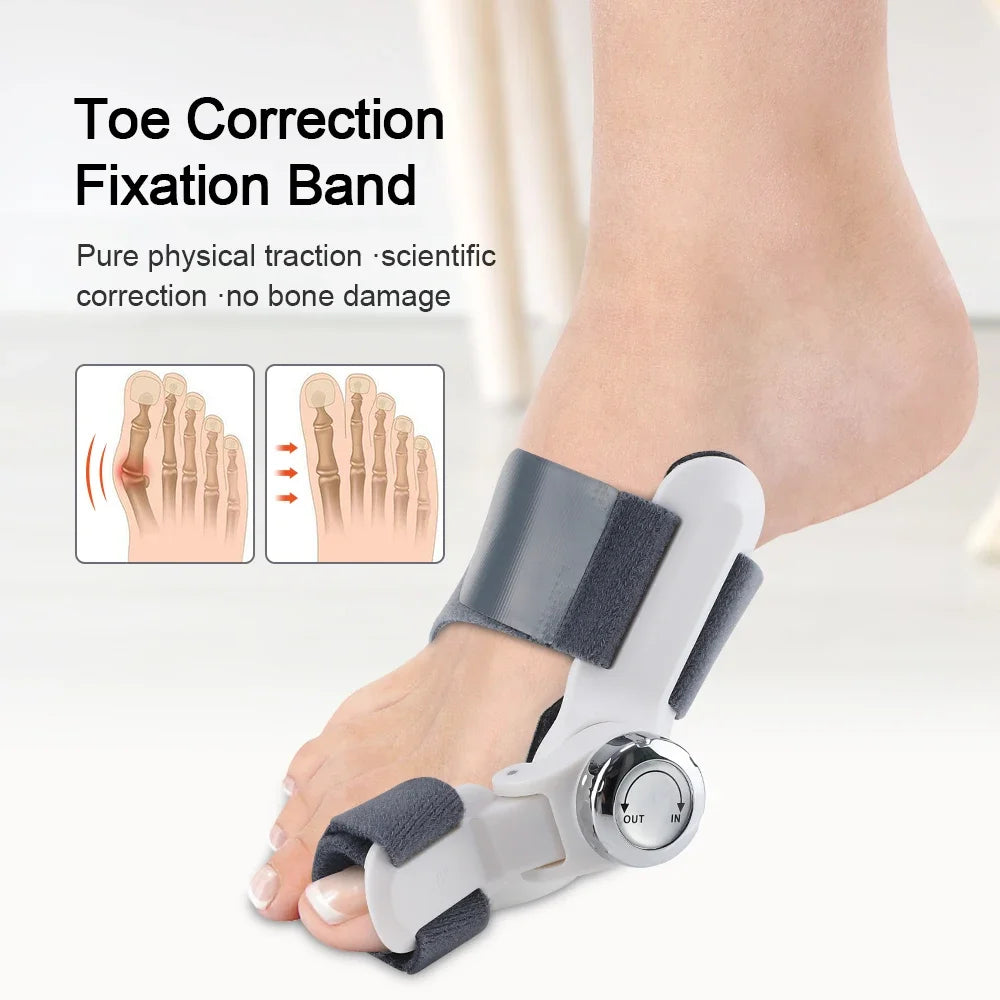 Big Bone Toe Bunion Splint Straightener Corrector Adjustable Foot Hallux Valgus Feet Care Protector Foot Care Tools