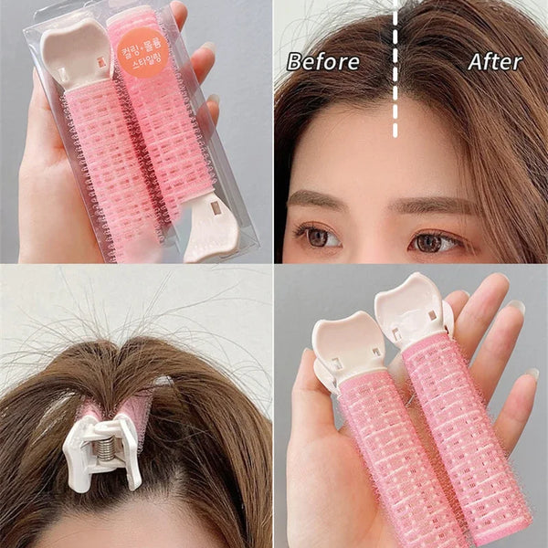 2Pcs Hair Root Fluffy Clip Set