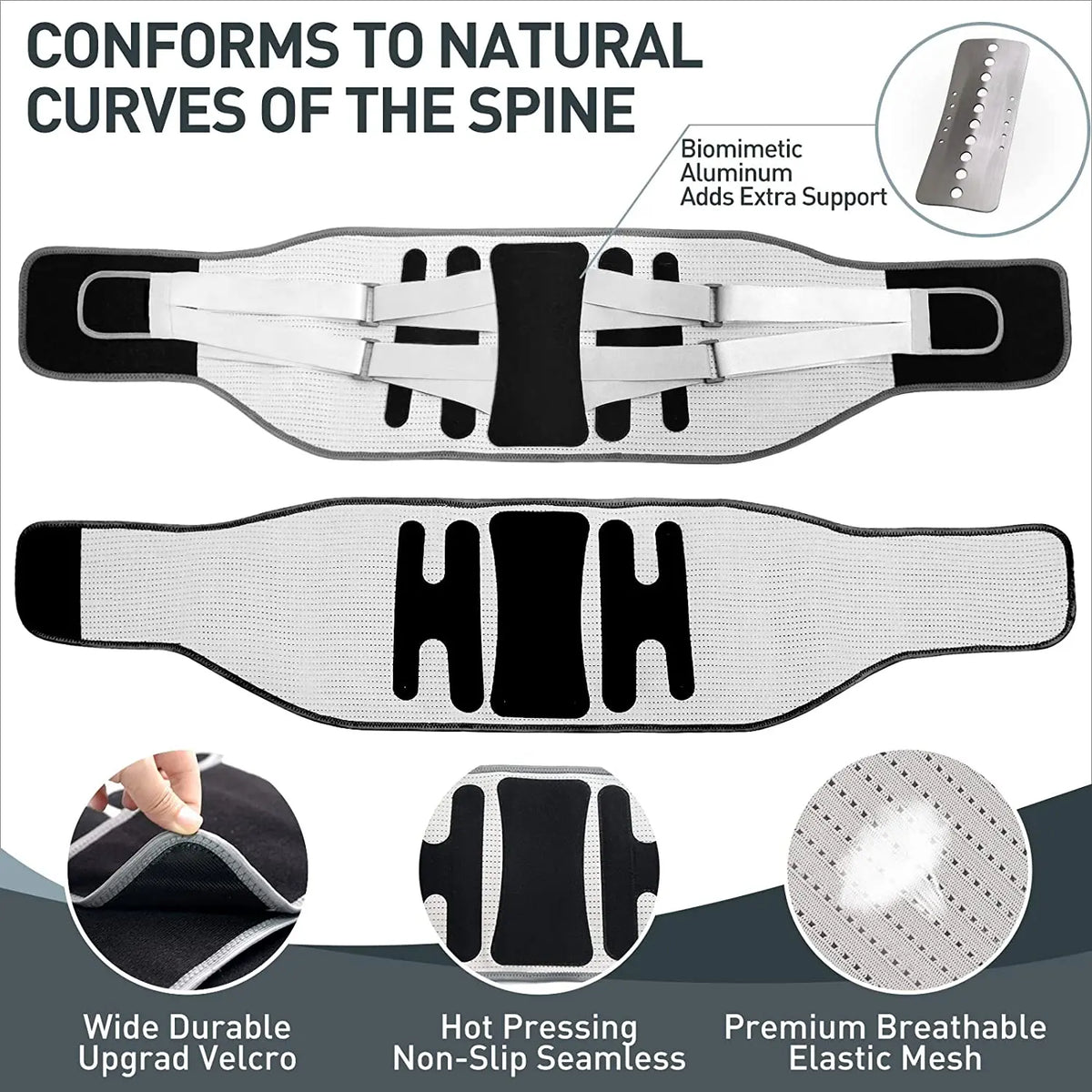 Lumbar Support Belt with Magnets